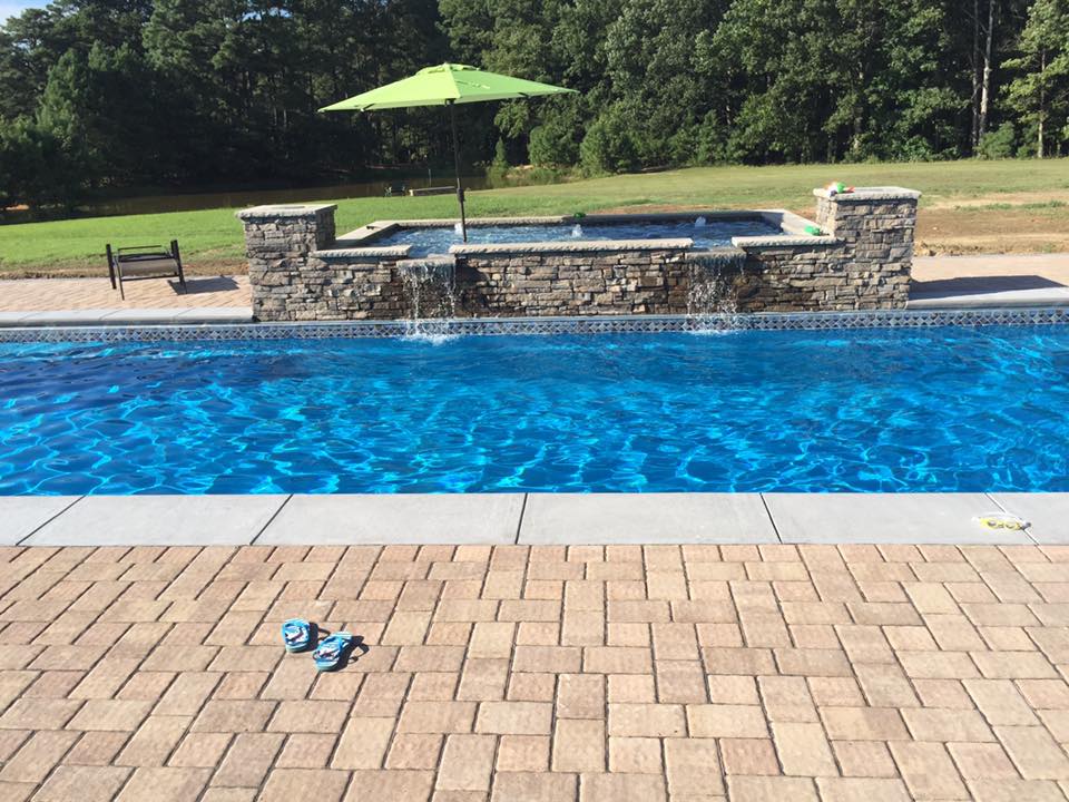 Pool and spa near Rockville Virginia