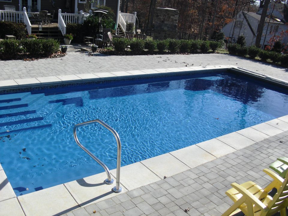 Fiberglass inground swimming pools near Wyndham Virginia