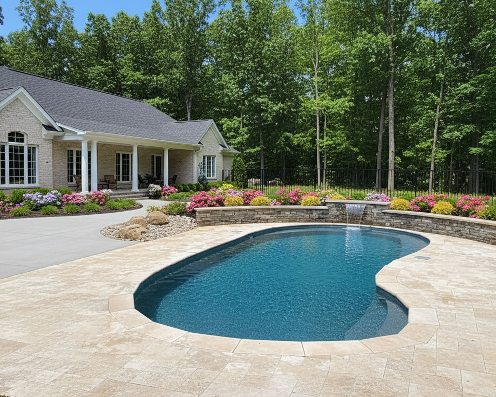 low-maintenance fiberglass family pools near Doswell VA