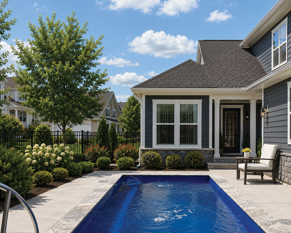 enjoy a custom fiberglass pool this summer in Ashland, VA